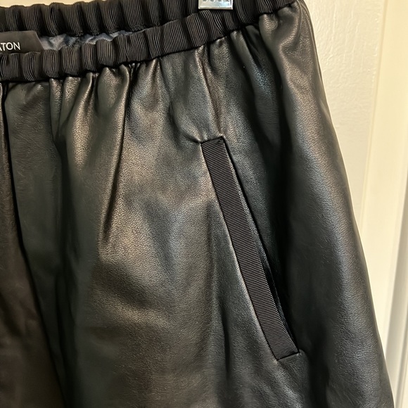 Babaton faux leather skirt, Elastic waist xs - Picture 2 of 5